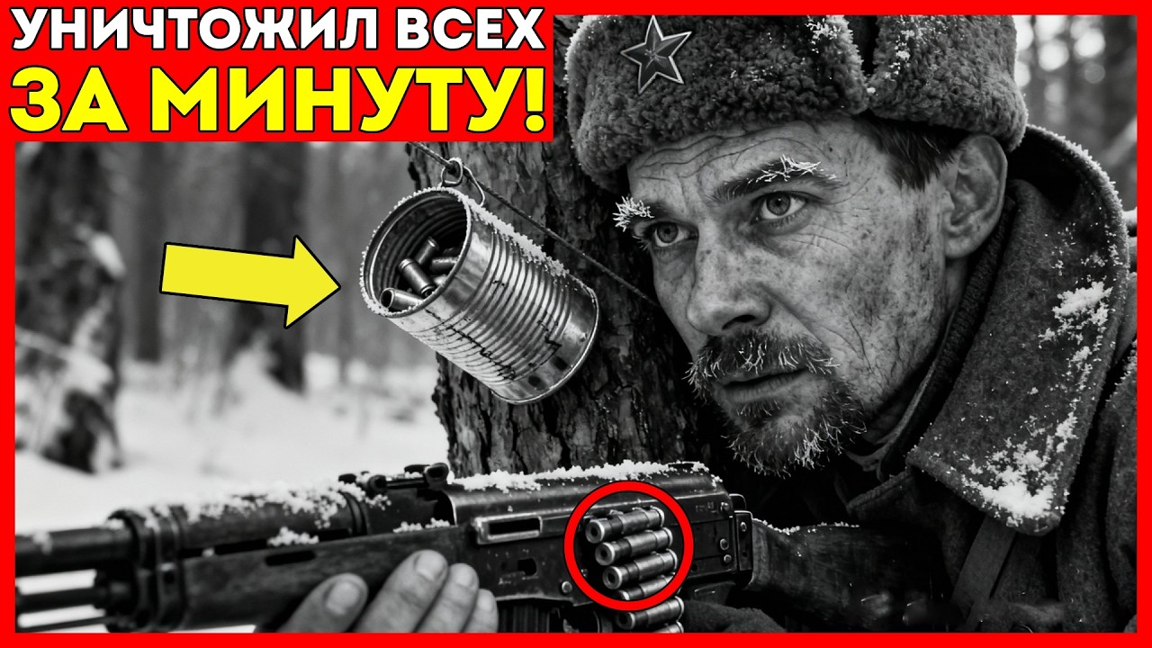 Над его ДУРАЦКОЙ ЛОВУШКОЙ из консервных банок СМЕЯЛИСЬ — пока она НЕ УНИЧТОЖИЛА 31 немца за 7 минут!