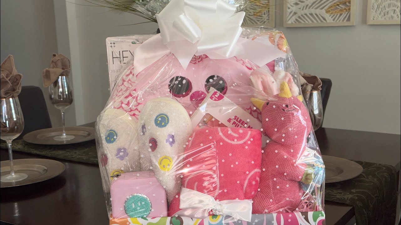 Собираю корзинку для девочки-подростка с небольшой помощью!! 🤦🏽‍♀️