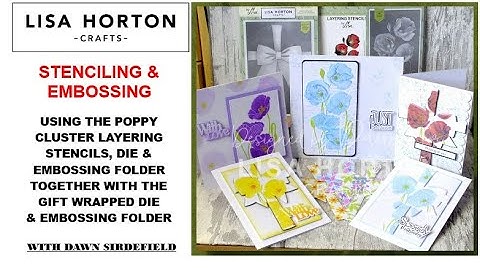 DAWN USES THE POPPY CLUSTER IN MULTIPLE WAYS TO PRODUCE SEVERAL STUNNING CARDS