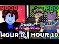 Spending 10+ Hours Going NOOB TO PRO In The NEW Anime Ultra Verse | Secret Unit Already??????