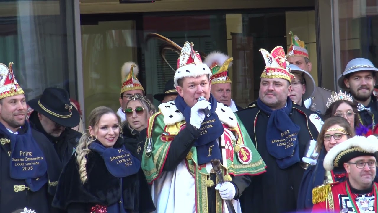 Ansprache Prinz Johannes Caravanicus LXXXII. von Fulda auf der Generalmobilmachung der Fuldaer Garde