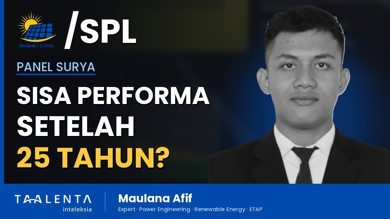 Berapa Sisa Performa Panel Surya Setelah 25 Tahun?