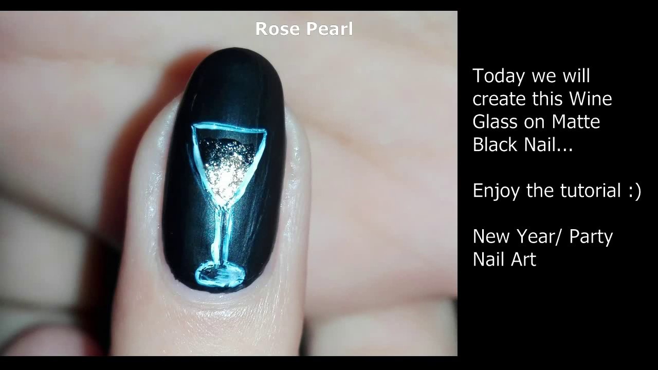 Etched Glass Nail Designs with Rhinestones - wide 4