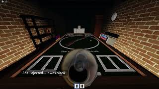 Buckshot roulette Multiplayer in roblox.