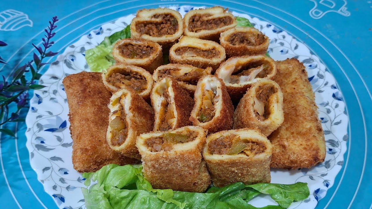 Crispy & Tasty Bread Roll Recipe | Easy Iftar Snacks Recipe | Bread Recipes |