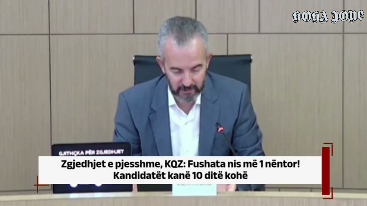 Zgjedhjet e pjesshme, KQZ: Fushata nis më 1 nëntor! Kandidatët kanë 10 ditë kohë
