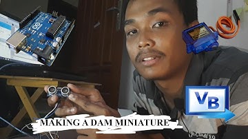 Making a Dam Miniature with Arduino, Ultrasonic, Servo and Visual Basic