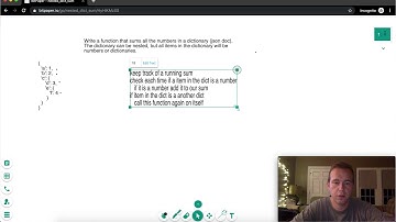 Sum Nested Dictionary (Recursion): - Programming Interview Question