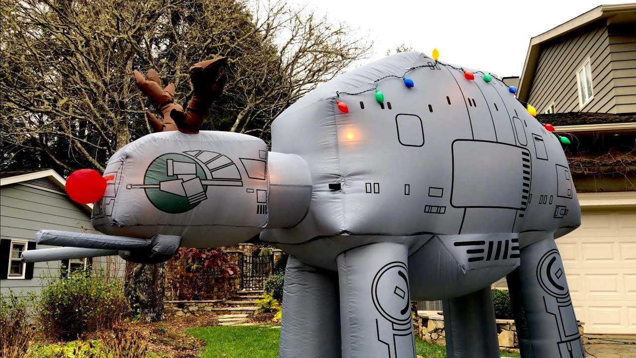 Star Wars 8.5 ft. At-At Reindeer With Lights Holiday Inflatable