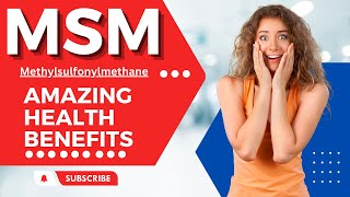 MSM, SURPRISING HEALTH Benefits. IMPROVES Your JOINTS, SKIN, and MORE!