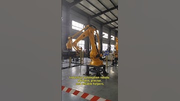 Industrial automation robots: efficient, precise, and reliable helpers.#machine #factory #robotics