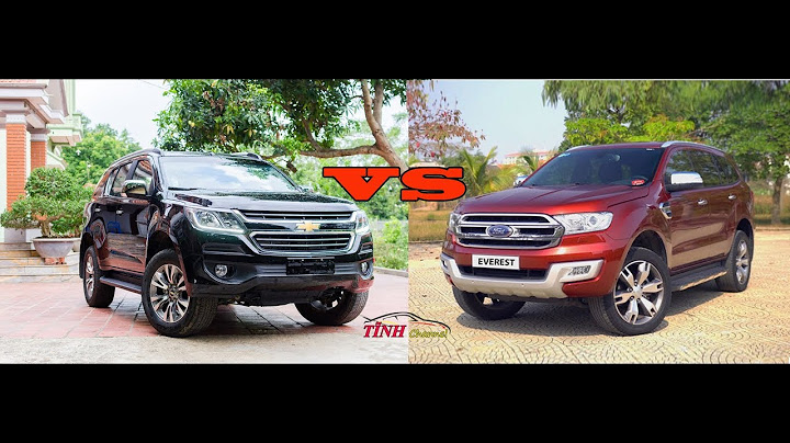 So sánh ford everest 2023 và chevrolet trailblazer