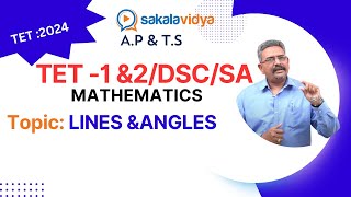 LINES & ANGLES (సరళ రేఖలు మరియు కోణాలు  )-02/ DSC//SGT/SA/TET-1 & 2 |MATHEMATICS  |AP & TS - 2024|