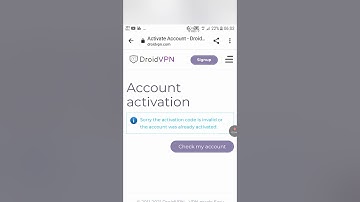 How to activate a droid vpn account