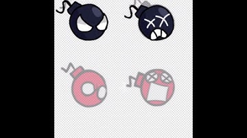 Redrawing icons fnf mods