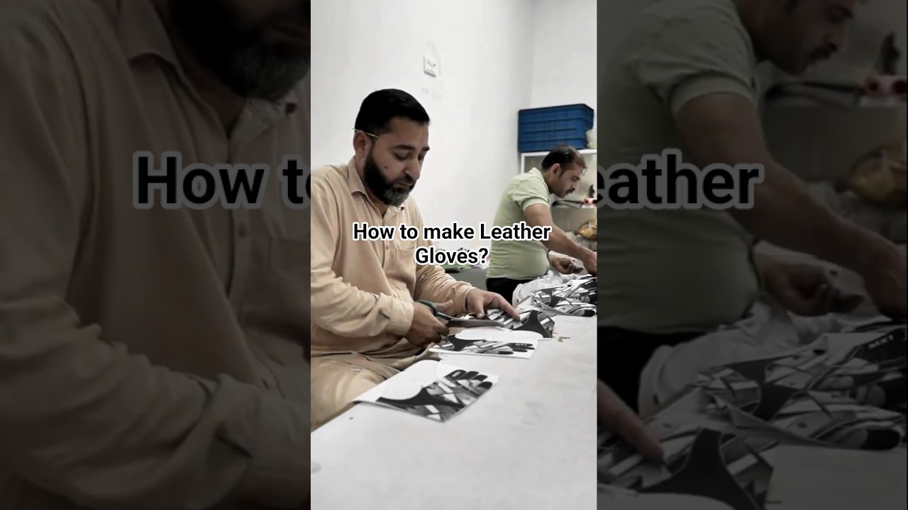 How to make Leather Gloves| Pattern making Process