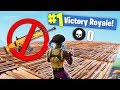 I WON Fortnite With NO WEAPONS!