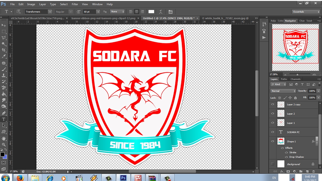 cara mudah desain  logo  club bola  ala liverpool YouTube