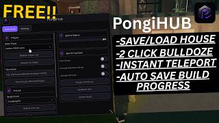 FREE AUTO BUILD BLOXBURG SCRIPT! (PONGIHUB)