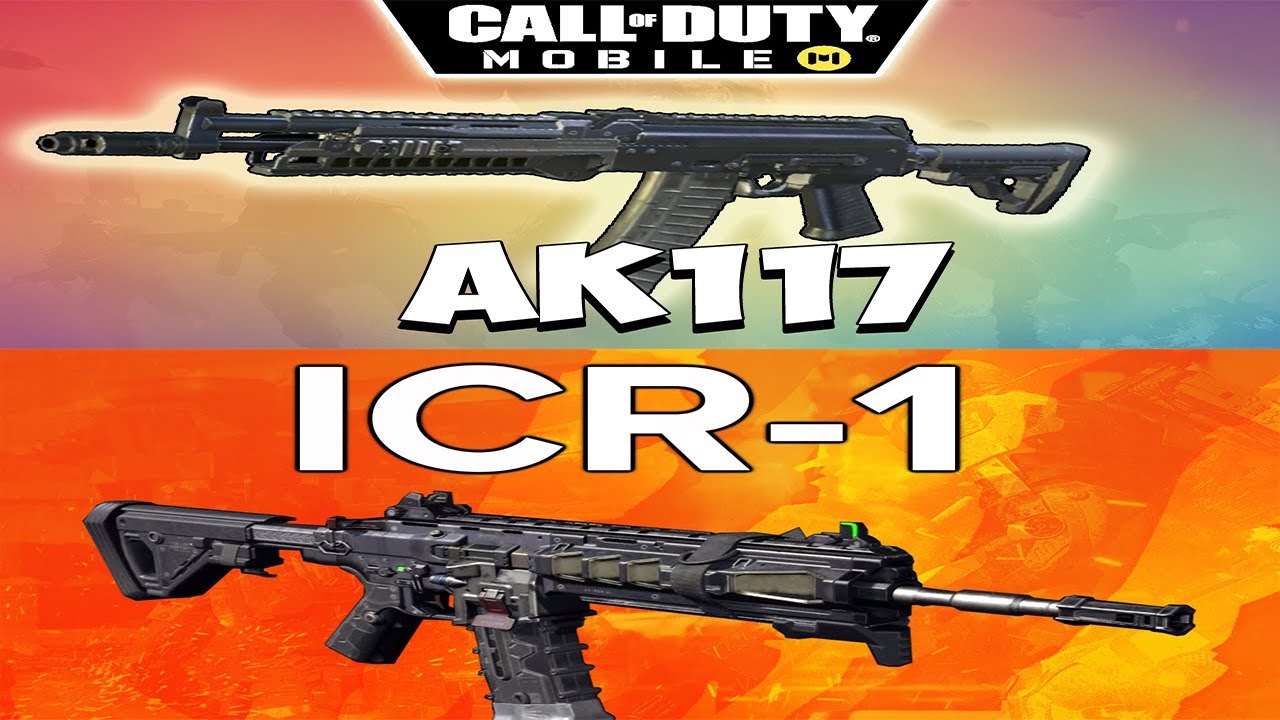 Ak117 Vs Icr 1 Gunsmith Call Of Duty Mobile Beta Temporada 9 Youtube