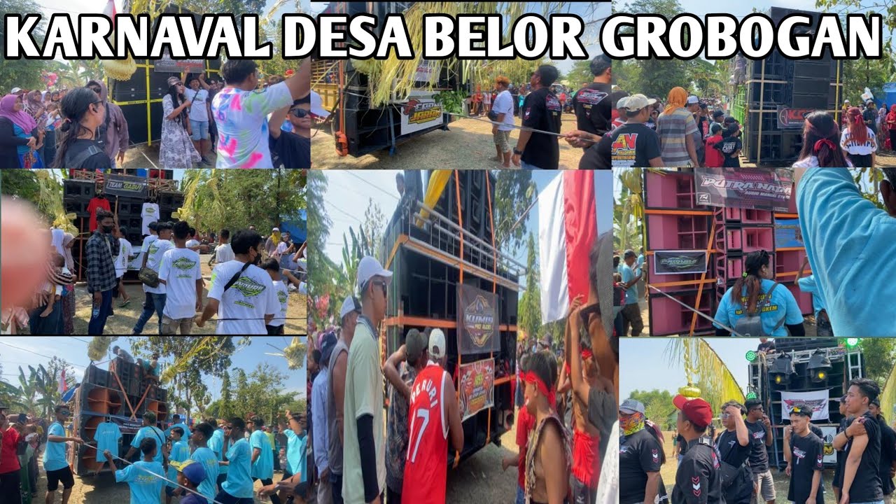 KARNAVAL DESA BELOR YANG DENGAN SOUND HOREG