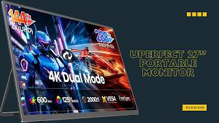 UPERFECT 27 Portable Monitor – Travel Workstation Upgrade – REVIEW