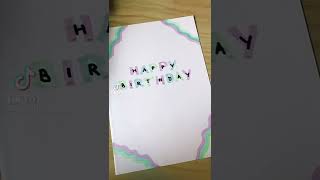 New birthday card! DIY