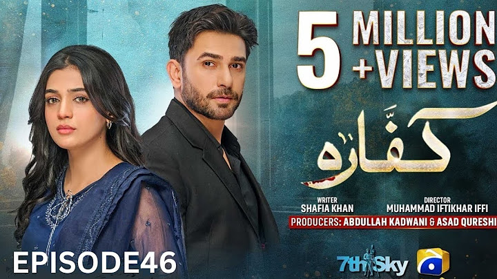 Kaffara Episode 46 - [Eng Sub] - Ali Ansari - Laiba Khan - Zoya Nasir - 10 September 2024