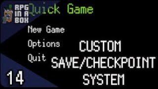 Custom Save Checkpoint System