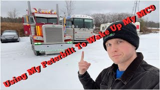 Using My Peterbilt To Wake Up My Bus by Shamrock Sean 2,027 views 2 years ago 15 minutes