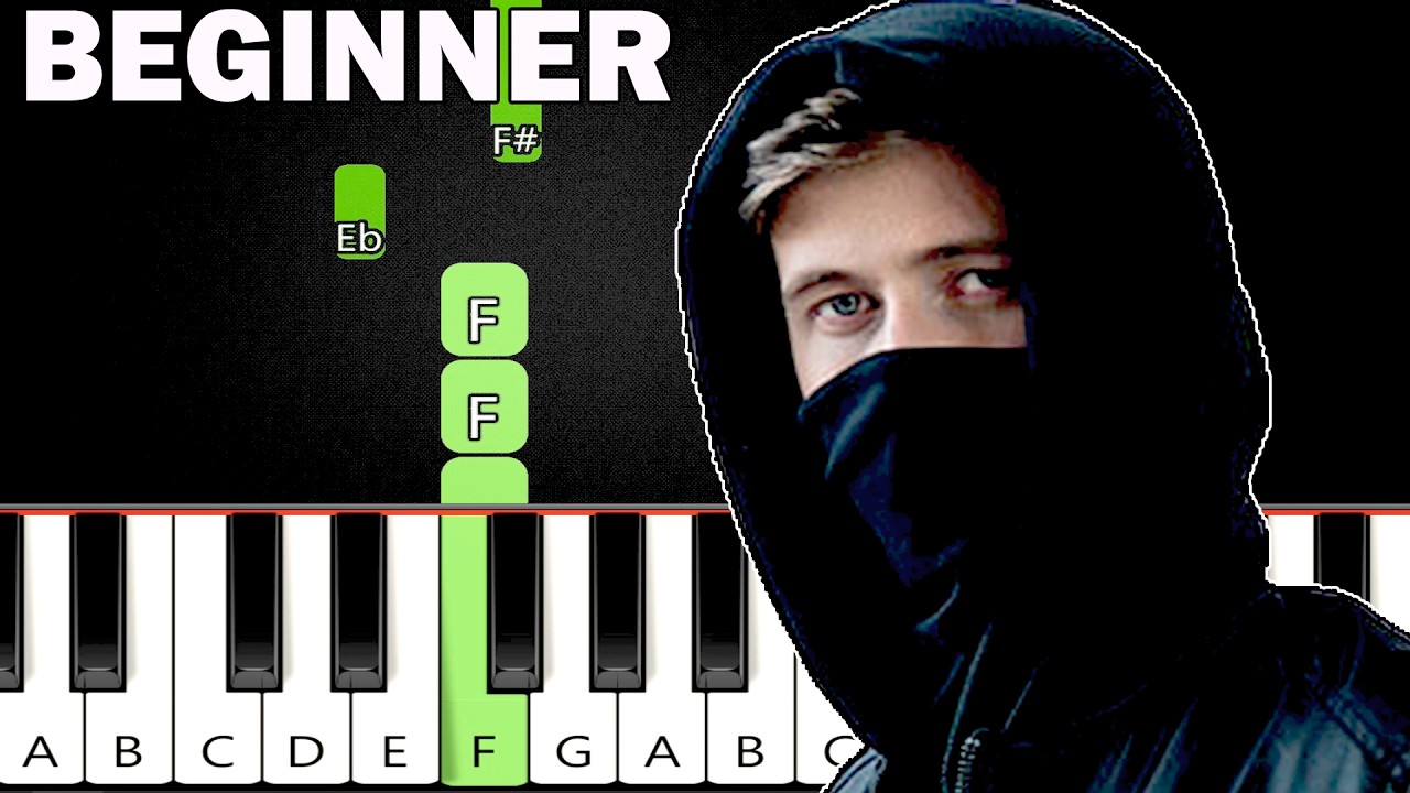 Alan Walker - Faded | Beginner Piano Tutorial - YouTube