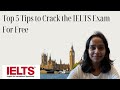 Top 5 Tips to Crack the IELTS Exam For Free #CrackIELTSForFree @LearnWithSamAndAsh #ieltstips