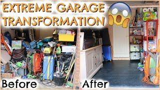 EXTREME GARAGE TRANSFORMATION | DECLUTTER + KONMARI  |  GARAGE TOUR