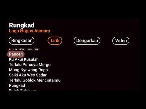 Lirik Lagu "Rungkad" - YouTube