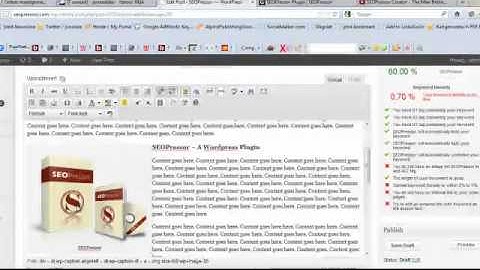 SEOPressor Demo - Using SEOPressor