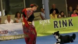 Dog dancing Gypsy.Пёс танцует цыганочку вместе с хозяйкой.#Конкурс_с_собаками#/ Dog dancing Gypsy.Пёс танцует цыганочку вместе с хозяйкой.#Конкурс_с_собаками#/