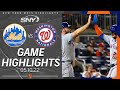 Mets vs Nationals Highlights: Mets bats come alive in the 6th, paired with solid defense, beat Nats