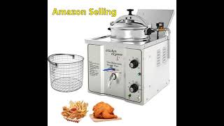Amazon Selling Countertop Chicken Express Pressure Fryer Fish Potato Fries Fryer Chicken Broaster