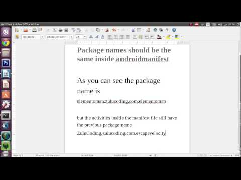 Android Studio Error: Default Activity not found