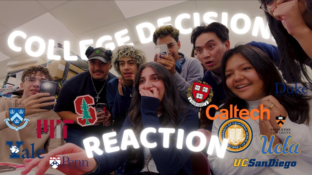 college decisions reactions video but i applied to zero safeties...