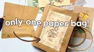 How to make a junk journal from a paper bag! ✨ Beginnerfriendly tutorial