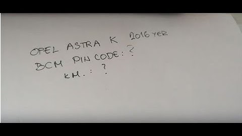 Carprog clone Opel Astra K 2016 year