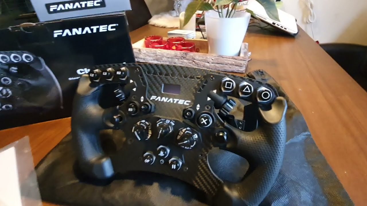 fanatec formula v2.5 just out of the box - YouTube