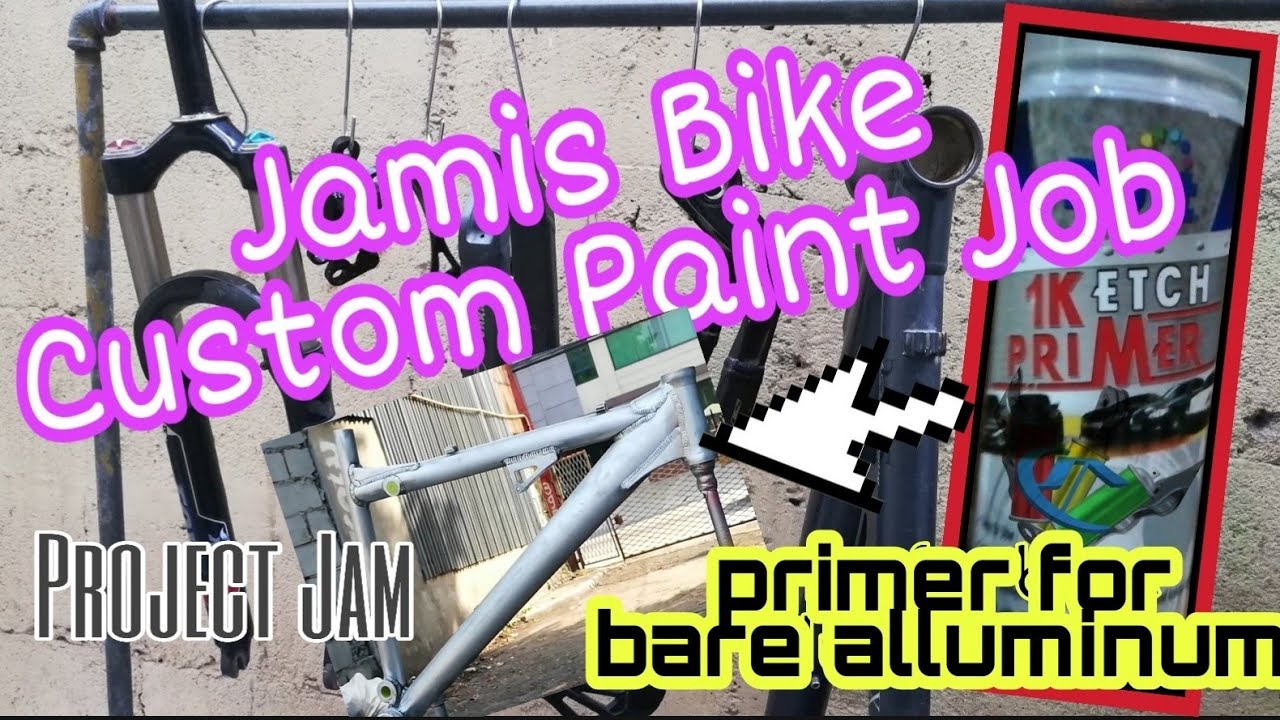 How To Repaint A Full Suspension MTB Frame Using Spray Cans / Jamis
