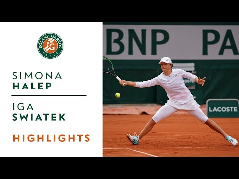 Simona Halep vs Iga Swiatek - Round 4 Highlights I Roland-Garros 2020