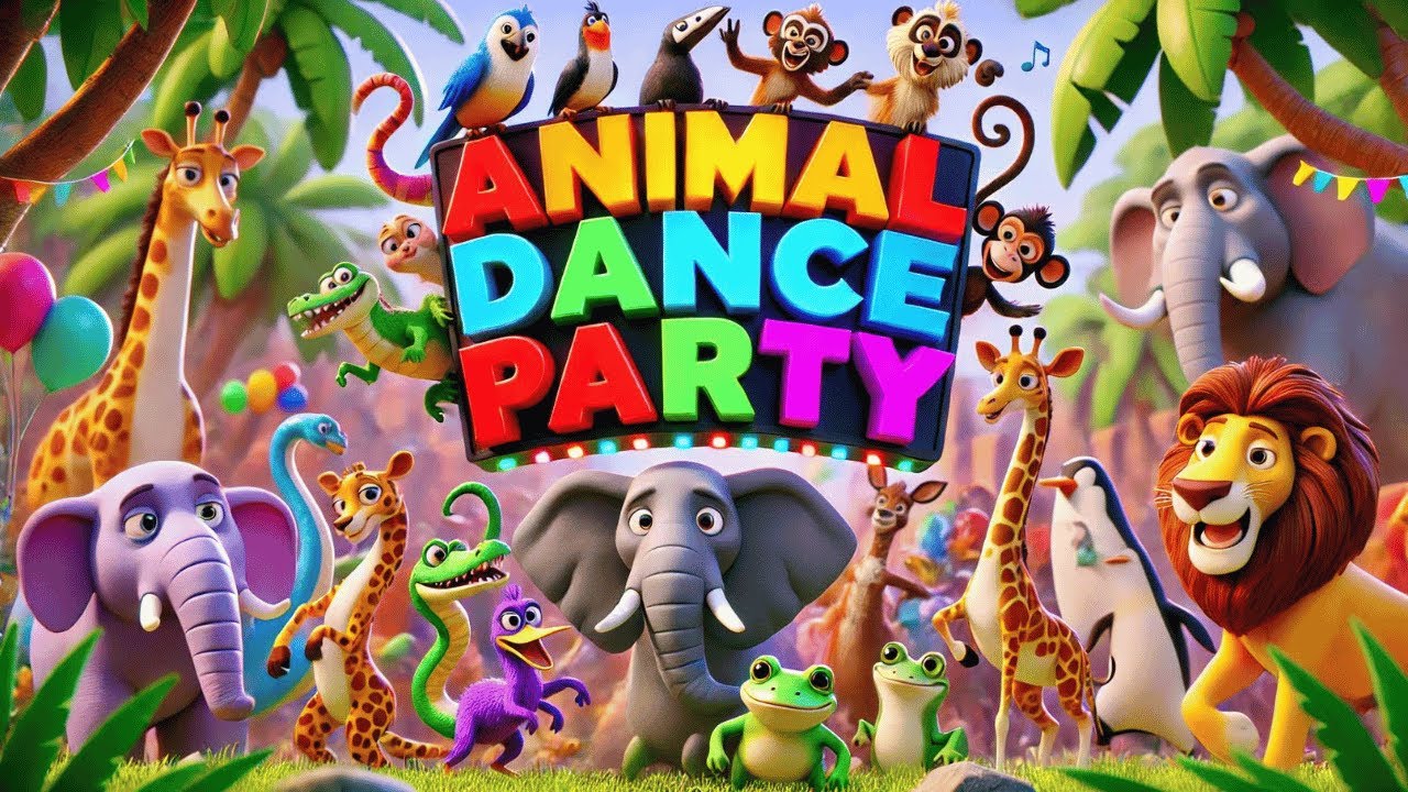 Animal Dance Party – A Fun and Energetic, Educational Song for Kids ...