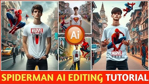 Spiderman friendship Forever Prompts 2024 | Spiderman AI Editing Tutorial | Bing Image Creator