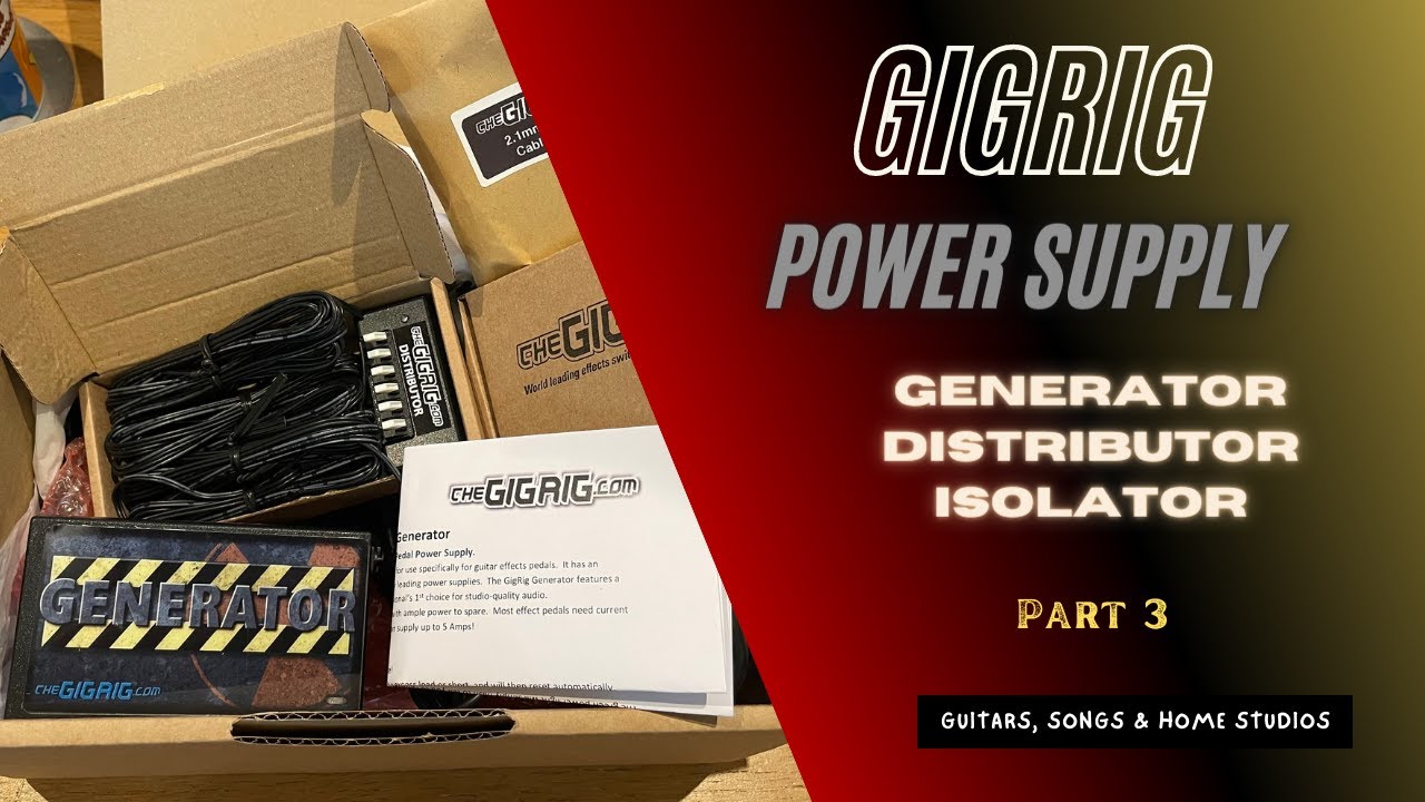 GIGRIG Power Supply Set-up Part 3 - Guitars, Songs & Home Videos #43