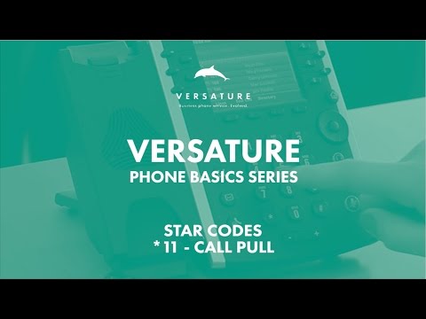 How to use Call Pull with Star Code *11 on Polycom phones