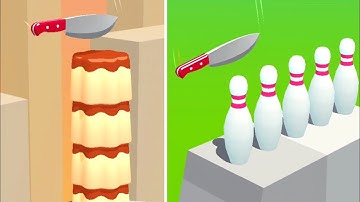 Slice It All Gameplay! Satisfying and Relaxing ASMR Slicing Video